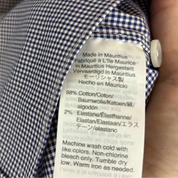 J. Crew Ludlow Cotton Checked Short Sleeve Top - Picture 5 of 7